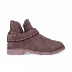 UGG McKay bootie chocolate winter boots suede womens shoes ankle sz 7.5